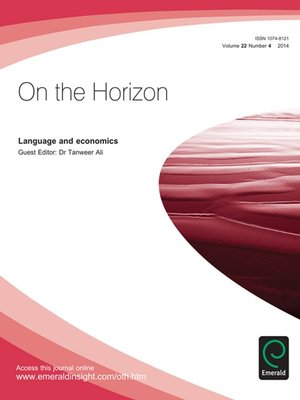 cover image of On the Horizon, Volume 22, Issue 4